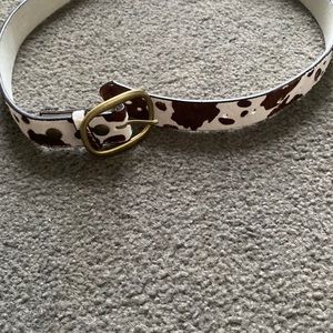 Cowhide belt